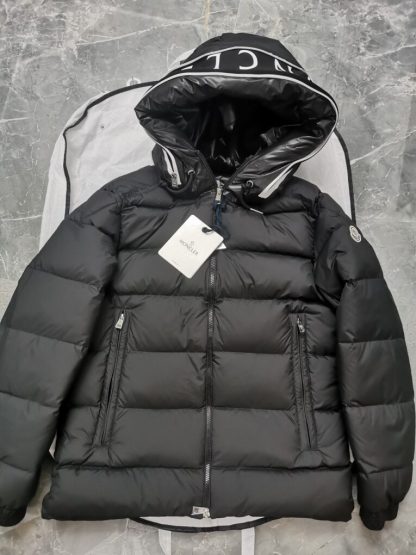 REPLICA MEN'S MONCLER CARDERE HOODED SHORT DOWN JACKET #3911 - Image 5