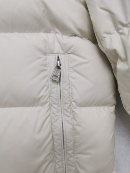 REPLICA MEN'S MONCLER CARDERE HOODED SHORT DOWN JACKET WHITE #3912 - Image 6