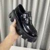  PRADA Brushed leather Monolith loafers Shoes #3866 - Image 6