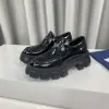  PRADA Brushed leather Monolith loafers Shoes #3866 - Image 9