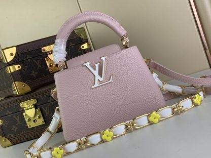  Louis Vuitton Capucines Mini M23363 Pink #3797 - Image 8