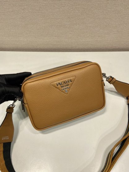  Prada Medium leather bag Caramel Shoulder bag #3807 - Image 7