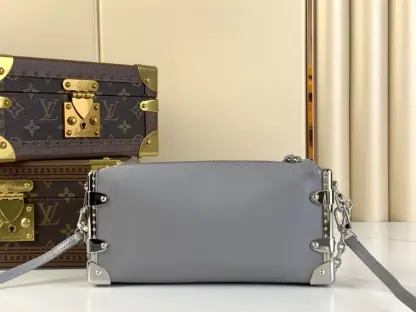  Louis Vuitton Slim Trunk Gris Trianon M12596 #3799 - Image 3