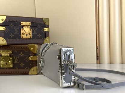  Louis Vuitton Slim Trunk Gris Trianon M12596 #3799 - Image 2