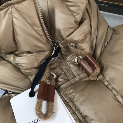 REPLICA MONCLER WOMEN'S BOREY HOODED SHORT DOWN JACKET #3875 - Image 5