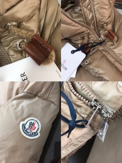 REPLICA MONCLER WOMEN'S BOREY HOODED SHORT DOWN JACKET #3875 - Image 9