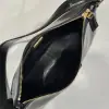  Prada Aimée medium naplak leather shoulder bag Black #3813 - Image 4