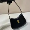  Prada Cleo brushed leather shoulder bag Black #3811 - Image 7