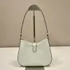  Prada Cleo brushed leather shoulder bag White #3812 - Image 3