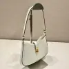  Prada Cleo brushed leather shoulder bag White #3812 - Image 8