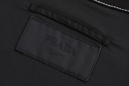  PRADA Stretch cotton shirt black Men #3858 - Image 9