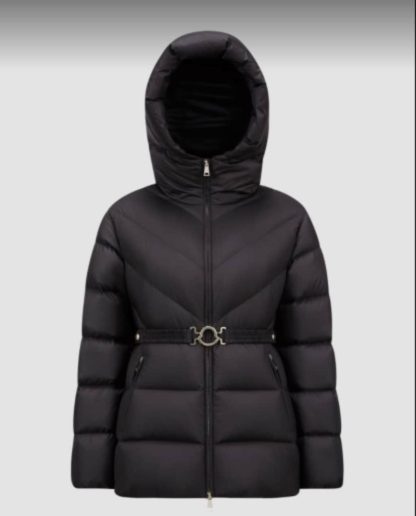 REPLICA MONCLER BROSSE DIAGONAL-QUILTED HOODED SHORT DOWN JACKET #3891