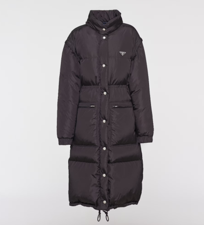 Replica Prada Women's Long Re-Nylon down coat #3846