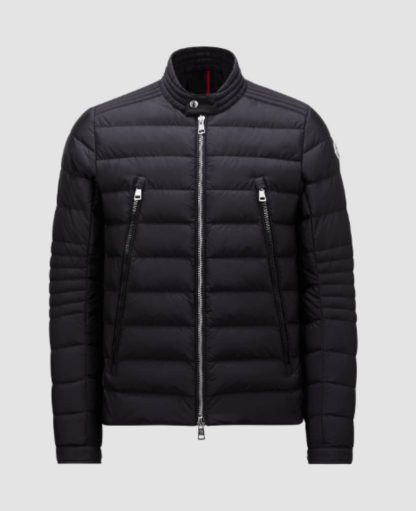 REPLICA MEN'S MONCLER AMIOT DOWN BIKER JACKET #3773
