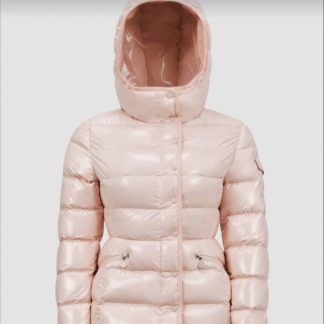 REPLICA MONCLER WOMEN'S BARANTE HOODED SHORT DOWN JACKET PINK #3877