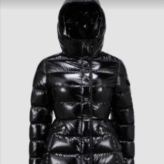 REPLICA MONCLER WOMEN'S BARANTE HOODED SHORT DOWN JACKET BLACK #3876