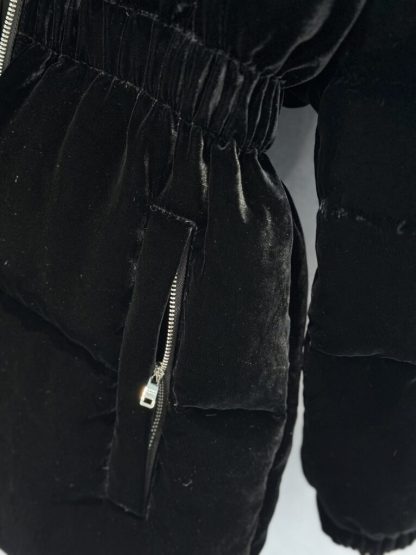  Prada Women's Velvet down jacket #3841 - Image 5