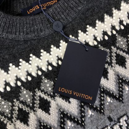  Louis Vuitton Embellished Wool-Cashmere Blend Pullover Cardigan #3903 - Image 21