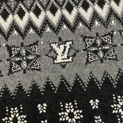  Louis Vuitton Embellished Wool-Cashmere Blend Pullover Cardigan #3903 - Image 16
