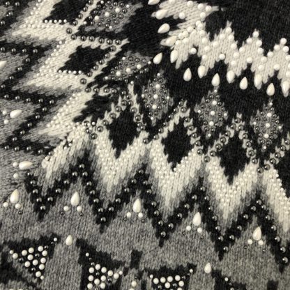 Louis Vuitton Embellished Wool-Cashmere Blend Pullover Cardigan #3903 - Image 11