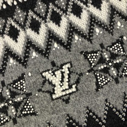  Louis Vuitton Embellished Wool-Cashmere Blend Pullover Cardigan #3903 - Image 14