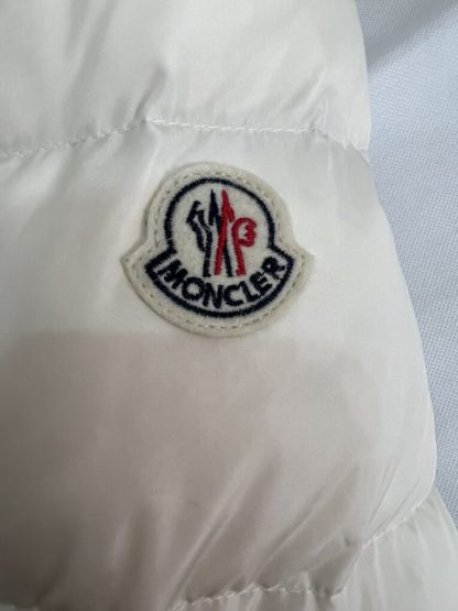 REPLICA MONCLER AVOCE HOODED SHORT DOWN JACKET WHITE #3893 - Image 6