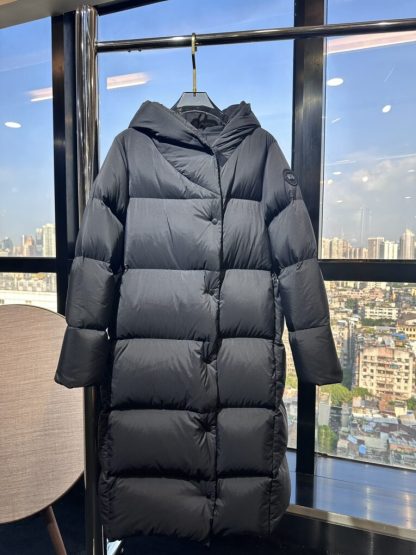 Replica Canada Goose Women's Rhoda Parka Black #3850