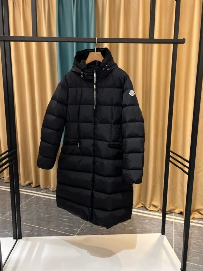 REPLICA MONCLER AVOCETTE HOODED LONG DOWN JACKET COAT #3899 - Image 8