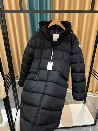 REPLICA MONCLER AVOCETTE HOODED LONG DOWN JACKET COAT #3899 - Image 5