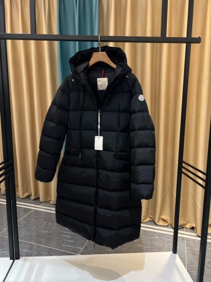 REPLICA MONCLER AVOCETTE HOODED LONG DOWN JACKET COAT #3899 - Image 9
