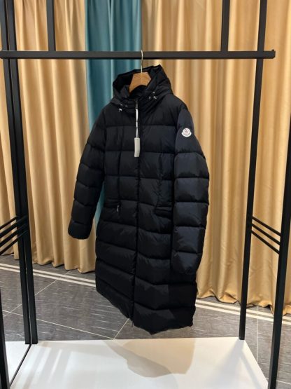 REPLICA MONCLER AVOCETTE HOODED LONG DOWN JACKET COAT #3899 - Image 4