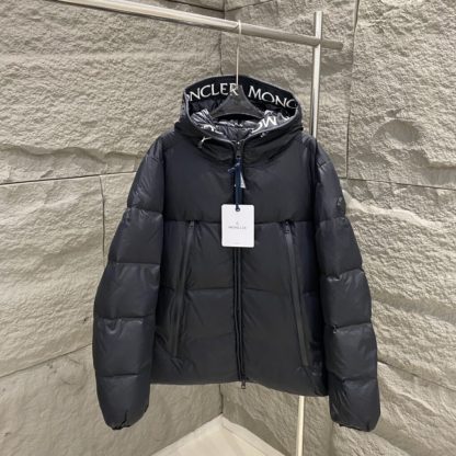 REPLICA MONCLER BLACK MONTCLA SHORT DOWN JACKET UNISEX #3768 - Image 3