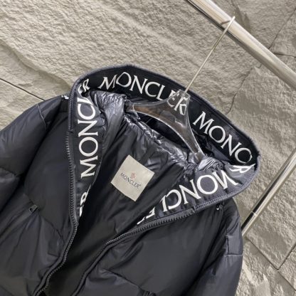 REPLICA MONCLER BLACK MONTCLA SHORT DOWN JACKET UNISEX #3768 - Image 4