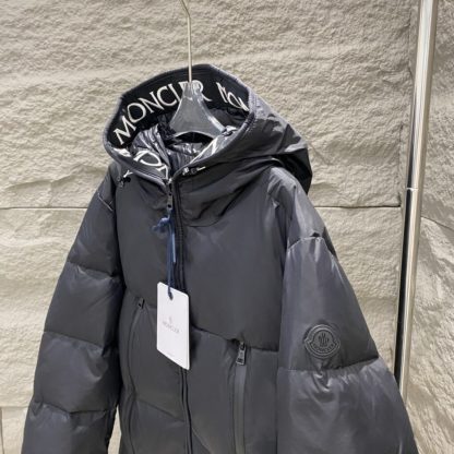 REPLICA MONCLER BLACK MONTCLA SHORT DOWN JACKET UNISEX #3768 - Image 2