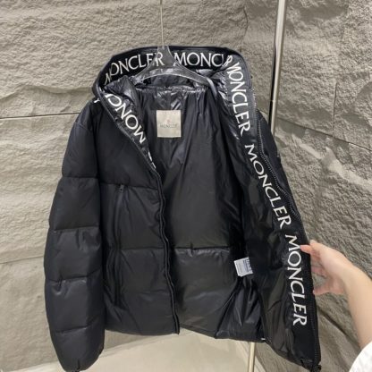REPLICA MONCLER BLACK MONTCLA SHORT DOWN JACKET UNISEX #3768 - Image 8