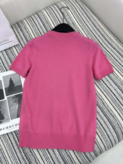  Miu Miu Cashmere knit cardigan sweater pink #3888 - Image 4