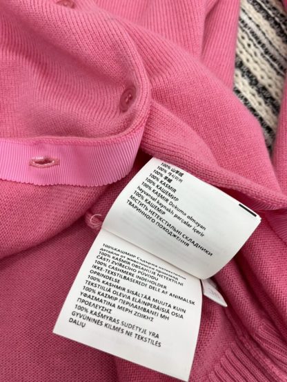  Miu Miu Cashmere knit cardigan with Buttons pink #3886 - Image 8