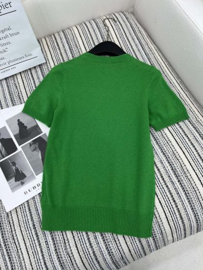  Miu Miu Cashmere knit cardigan sweater green #3889 - Image 3
