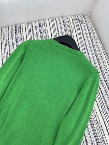  Miu Miu Cashmere knit cardigan with Buttons green #3885 - Image 4