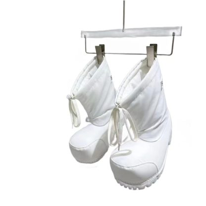 REPLICA BALENCIAGA MEN'S ALASKA LOW BOOT IN WHITE #3795 - Image 4