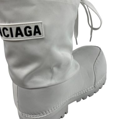 REPLICA BALENCIAGA MEN'S ALASKA LOW BOOT IN WHITE #3795 - Image 5