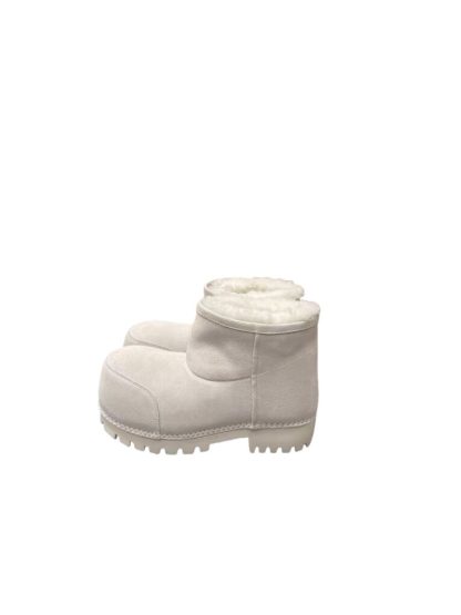 REPLICA BALENCIAGA WOMEN'S ALASKA FUR BOOTIE IN WHITE #3790 - Image 9