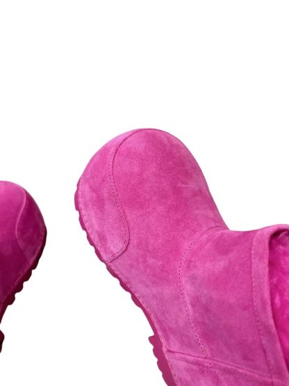 REPLICA BALENCIAGA WOMEN'S ALASKA FUR BOOTIE IN PINK #3791 - Image 3