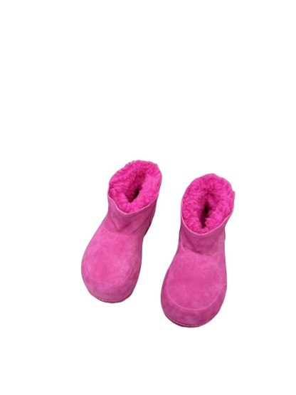 REPLICA BALENCIAGA WOMEN'S ALASKA FUR BOOTIE IN PINK #3791 - Image 7