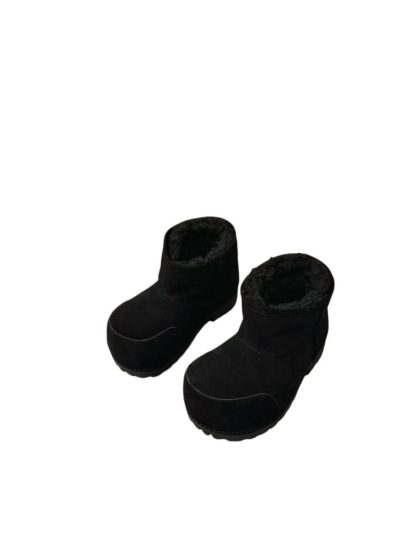 REPLICA BALENCIAGA WOMEN'S ALASKA FUR BOOTIE IN BLACK #3789 - Image 9