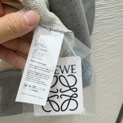  LOEWE Flamenco hoodie in cotton and cashmere Sweatshirt For Women #3904 - Image 6