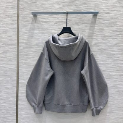  LOEWE Flamenco hoodie in cotton and cashmere Sweatshirt For Women #3904 - Image 2