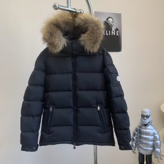 REPLICA MONCLER MEN'S MAYAF SHORT DOWN JACKET BLACK #3760