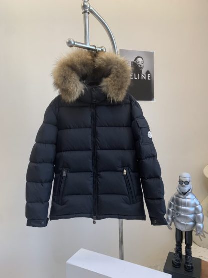 REPLICA MONCLER MEN'S MAYAF SHORT DOWN JACKET BLACK #3760