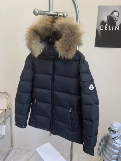 REPLICA MONCLER MEN'S MAYAF SHORT DOWN JACKET BLACK #3760 - Image 5